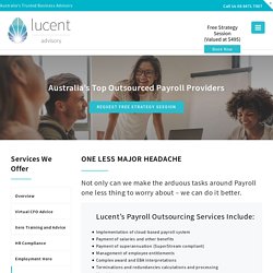 Payroll Outsourcing Australia - Lucent Advisory
