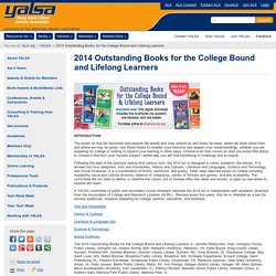 2014 Outstanding Books for the College Bound and Lifelong Learners