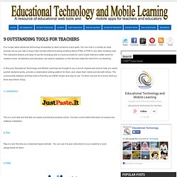 9 Outstanding Tools for Teachers