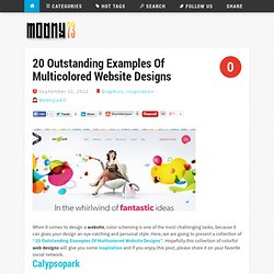 20 Outstanding Examples Of Multicolored Website Designs 