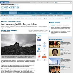 Coal to outweigh oil in five years' time