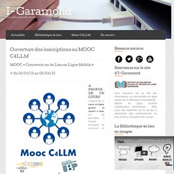 Ouverture des inscriptions au MOOC C4LLM « I-Garamond