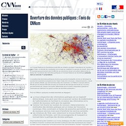 Ouverture des données publiques : l’avis du CNNum