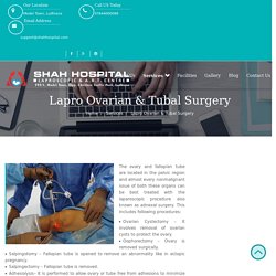 Lapro Ovarian Tubal Surgery Shah Hospital - Laparoscopic Center