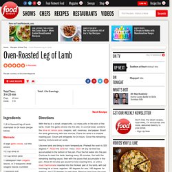 Oven-Roasted Leg of Lamb Recipe