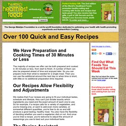 Over 100 Quick and Easy Recipes