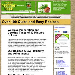 Over 100 Quick and Easy Recipes
