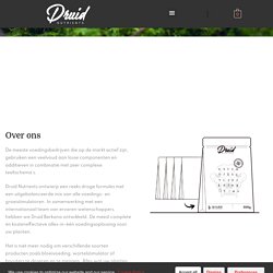 Over ons – Druid Nutrients