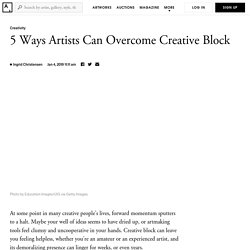 Overcome Creative Block with These 5 Exercises