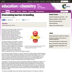 Overcoming barriers in bonding
