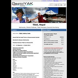 Tibet Nepal Turu Tibet Overland Everest Ana Kamp Katmandu GeziciYAK Ülkelerarası Yurtdışı [+90 212 238 51 07-08]