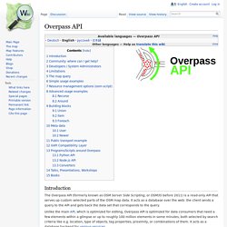 Overpass API