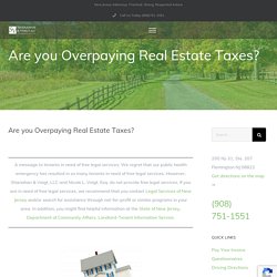 Are you overpaying real estate taxes? - Nicole L. Voigt, Attorney