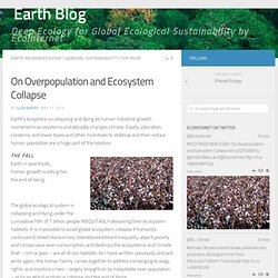 On Overpopulation and Ecosystem Collapse