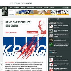 KPMG overschrijdt een grens