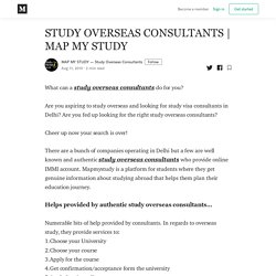 MAP MY STUDY - MAP MY STUDY — Study Overseas Consultants - Medium