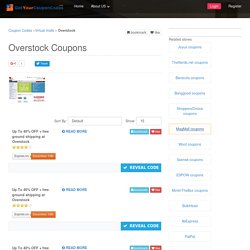 Overstock Coupons: Get Up to 50% OFF Overstock.com For June 2017