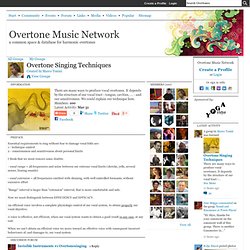 Singing Techniques