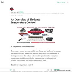 An Overview of Blodgett Temperature Control