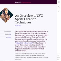 An Overview of SVG Sprite Creation Techniques