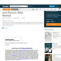 Overview of the Ebike and Electric Bike Market