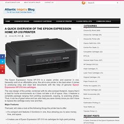 A Quick Overview of the Epson Expression Home XP-310 Printer