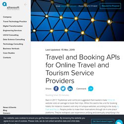 Overview of the Main APIs in the Travel Industry