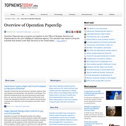 Overview of Operation Paperclip