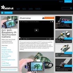 DIY WiFi Raspberry Pi Touchscreen Camera