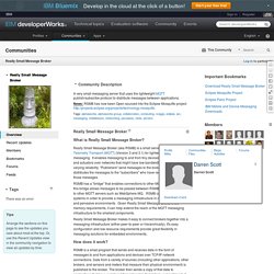 Overview - Really Small Message Broker