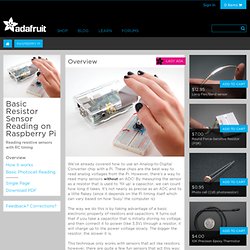 Basic Resistor Sensor Reading on Raspberry Pi