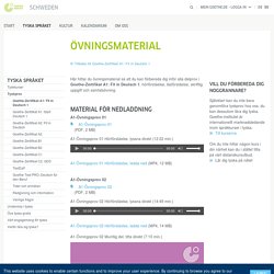 Övningsmaterial - Goethe-Institut Schweden