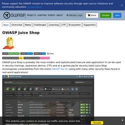 OWASP Juice Shop Project