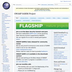 OWASP SAMM Project