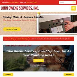 John Owens Services, One-Stop Shop for All Your Plumbing Needs