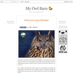 Owl Lover 2015 Calendar