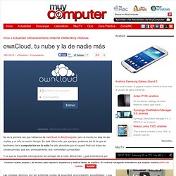 ownCloud, tu nube y la de nadie más