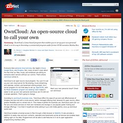 OwnCloud: An open-source cloud to call your own