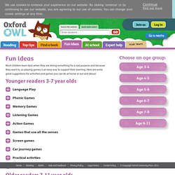 Children’s reading games and reading activities