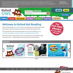 Help your child’s reading with free tips & free ebooks
