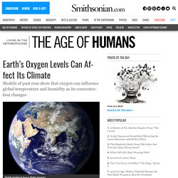 Earth's Oxygen Levels Can Affect Its Climate