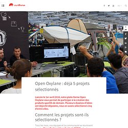 Open Oxylane : déjà 5 projets sélectionnés