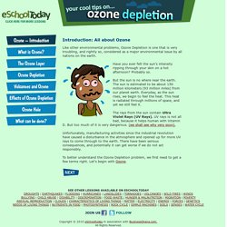 ESchoolToday: Ozone depletion