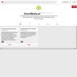 OzonMedia.pl on Pinterest