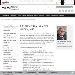 P.R. (René) H.M. van der Linden, MSc