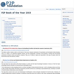 P2P Book of the Year 2013