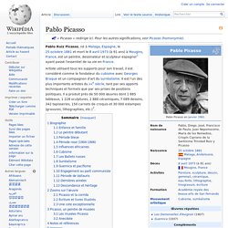 Biographie: Pablo Picasso