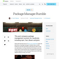 Package Manager Rumble