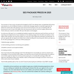 Seo Package Prices in 2021