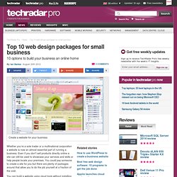 Top 10 web design packages for small business